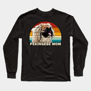 Pekingese Mom Long Sleeve T-Shirt